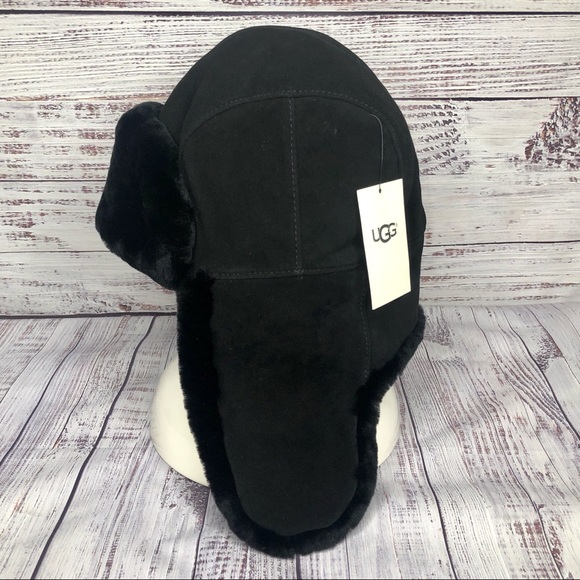UGG Accessories - UGG Shearling Trapper Hat | Black | L/XL